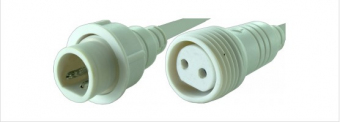 Cablu conector mare 2 pini mama → 2 pini tata - 20 cm
