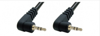 Cablu Jack 3,5 mm tata 90 Grade - Jack 3,5 mm tata 90 Grade 1M