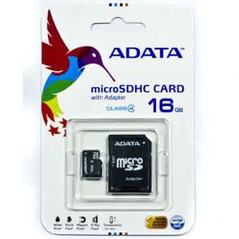 MICRO SD CARD 16GB CU ADAPTOR ADATA
