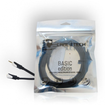 Cablu prelungitor audio stereo Jack 3.5mm BASIC  1,8M