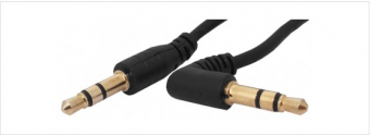 Cablu Jack 3,5 mm tata - Jack 3,5 mm tata 90 Grade TIP1 1M