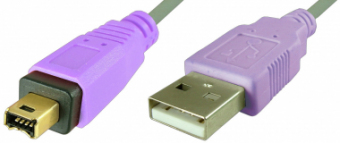 Cablu USB A tata → Firewire 4 pini tata - 1,2M