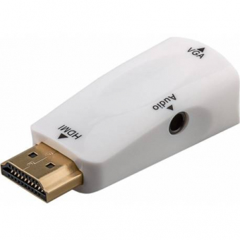Adaptor HDMI tata -> VGA mama + iesire audio