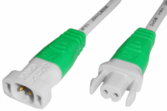 Cablu conector 2 pini mama → 2 pini tata 13 cm TIP2
