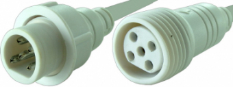 Cablu conector mare 5 pini mama → 5 pini tata - 20 cm
