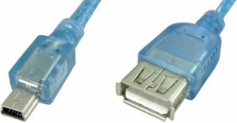 Cablu MINI USB tata → USB A mama - 20 cm
