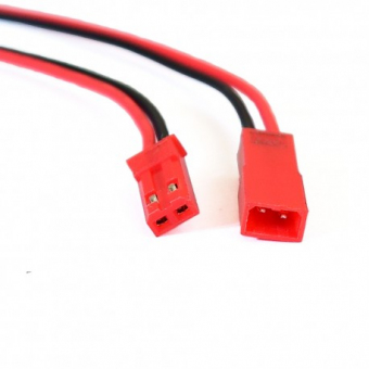 Cablu conector mic rosu 2 pini mama → 2 pini tata