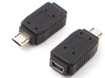 Adaptor micro USB tata -> mini USB mama