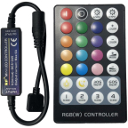 Controler RGB prin semnal audio, telecomanda